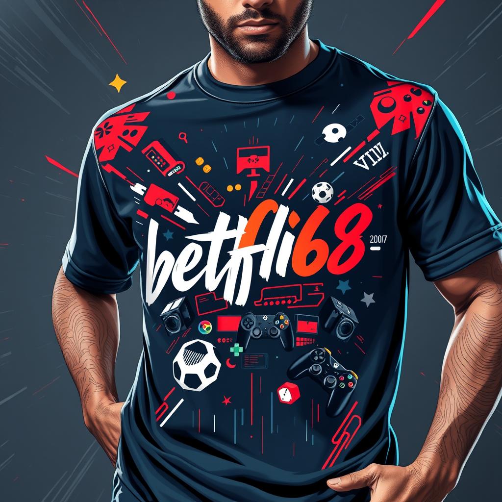 betflik68 Premium Gaming Graphic T-Shirt