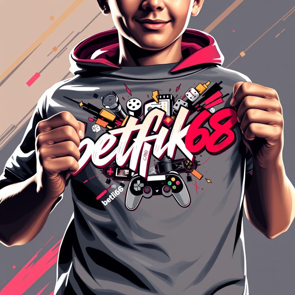 betflik68 Gaming Culture Kids T-Shirt