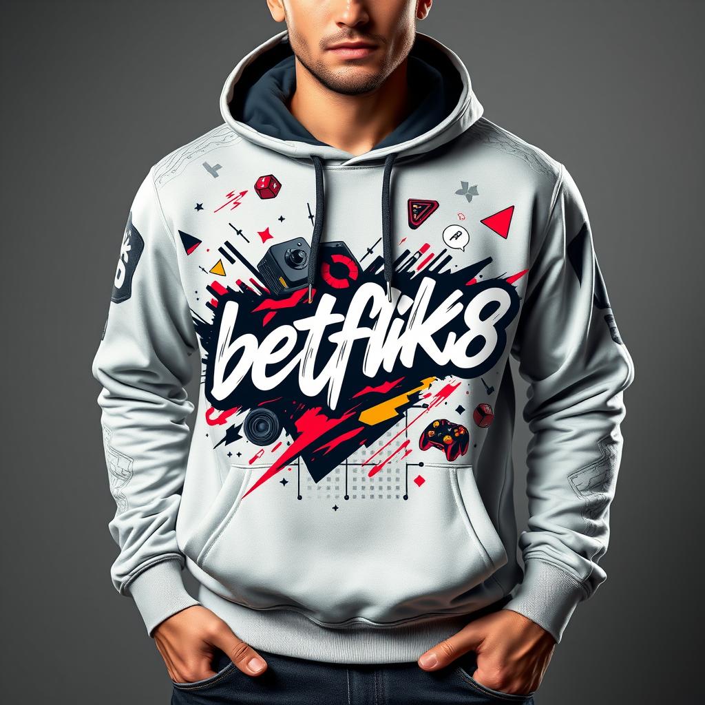 Mens Premium Pullover Hoodie - betflik68 Gaming Edition