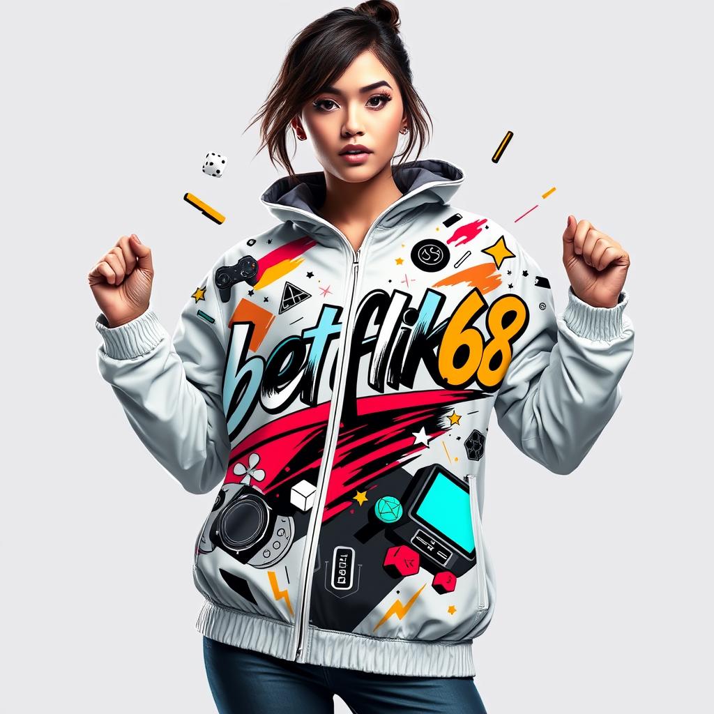 Women's Premium Gaming Windbreaker - betflik68 Edition