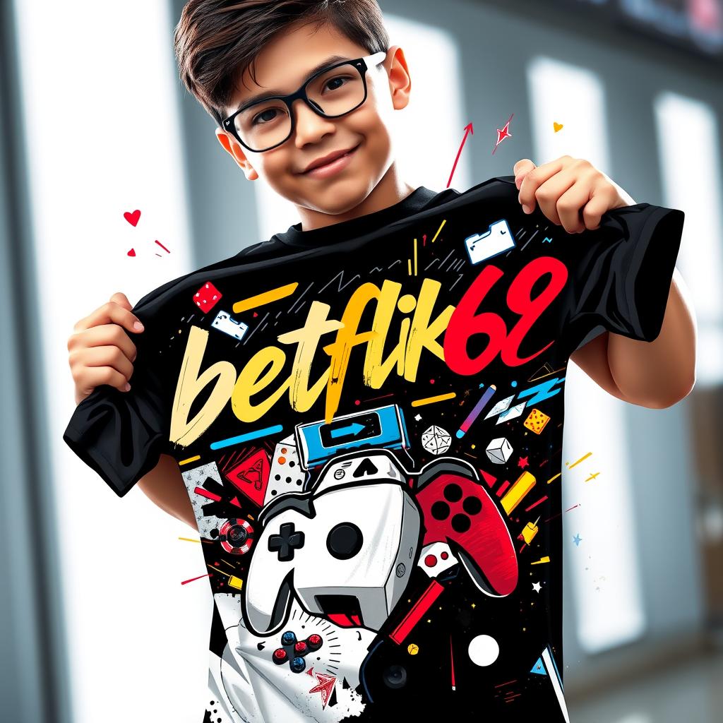 Kids Premium Gaming Graphic T-Shirt