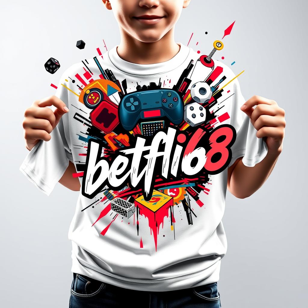 Kids Premium Gaming Graphic T-Shirt