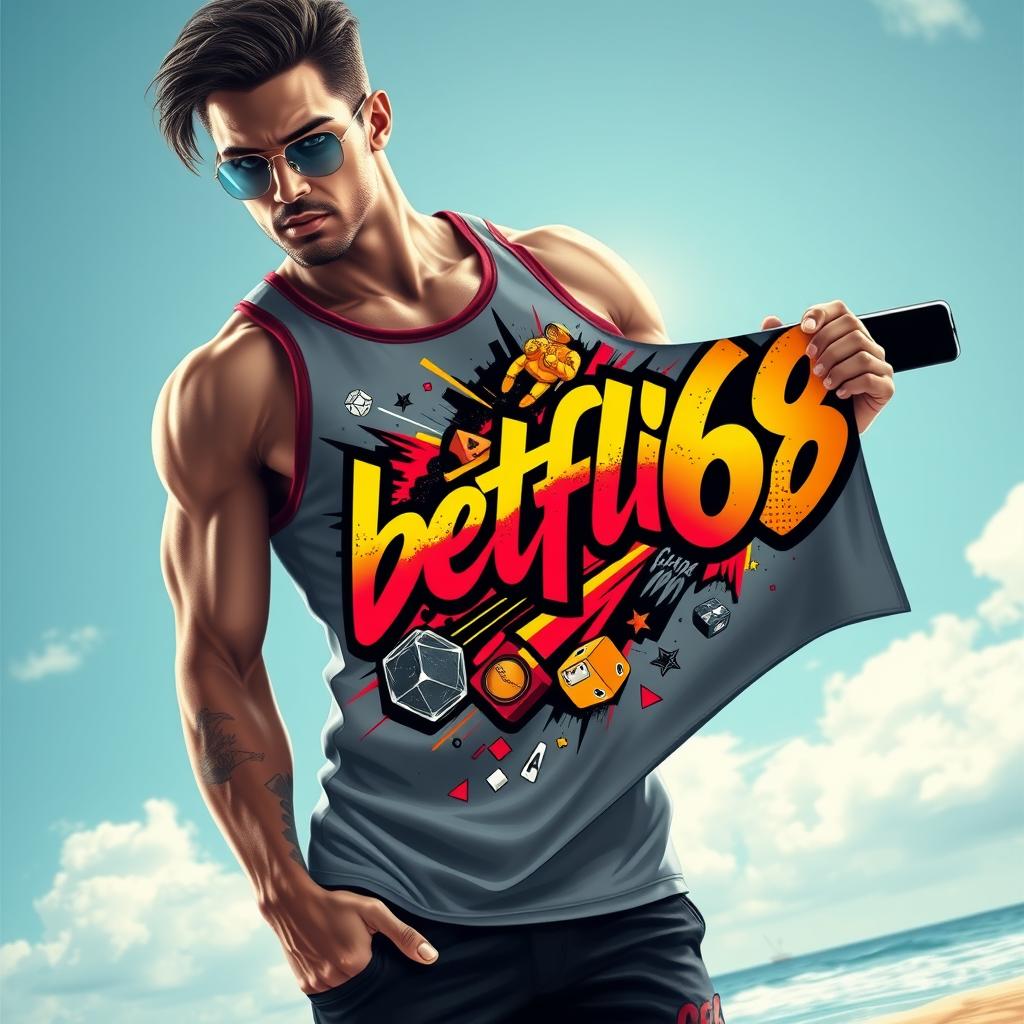 Mens Premium Beach Tank - Gaming Culture Edition